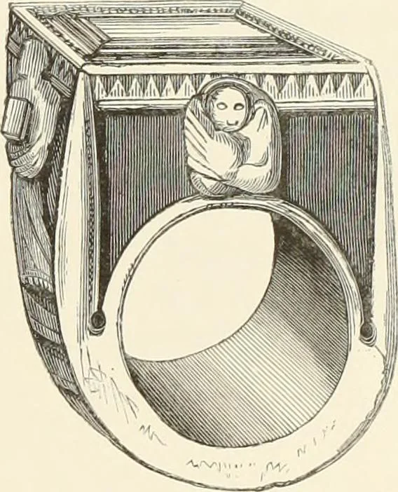 An illustration from A catalog of the antiquities and works of art, exhibited at Ironmongers' Hall, London, in the month of May, 1861, 1869, leaf 200