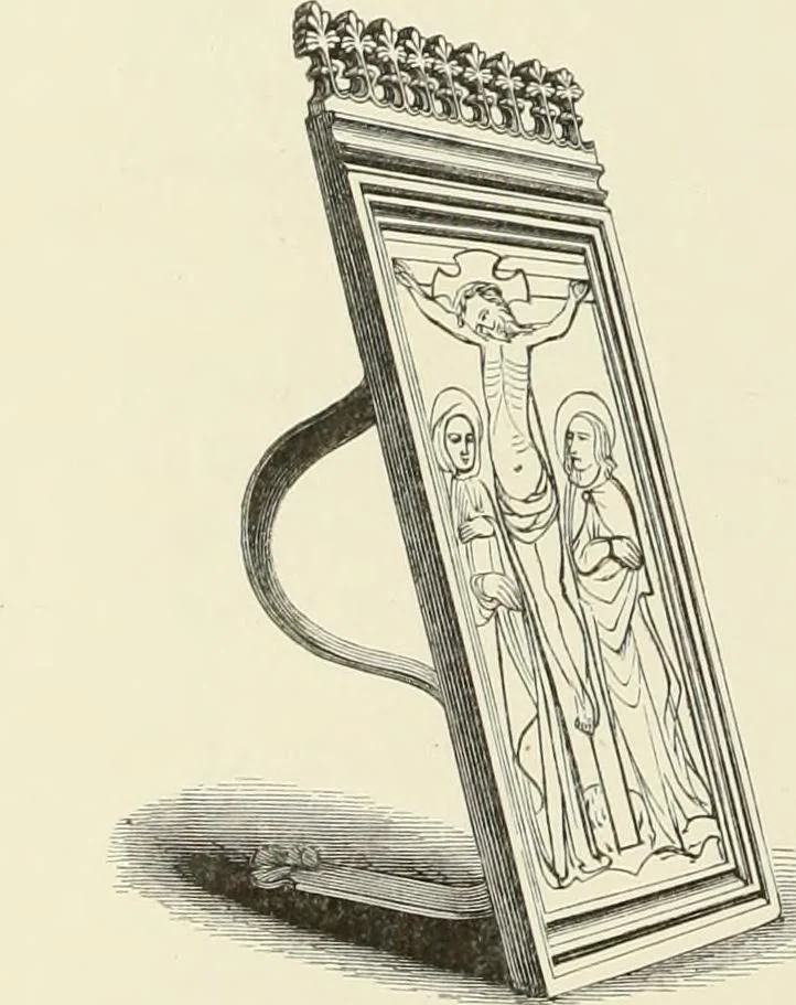 An illustration from A catalog of the antiquities and works of art, exhibited at Ironmongers' Hall, London, in the month of May, 1861, 1869, leaf 229