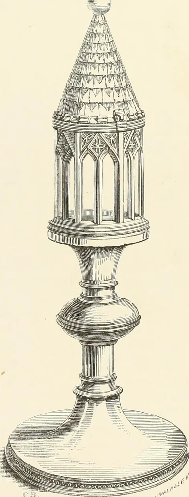 An illustration from A catalog of the antiquities and works of art, exhibited at Ironmongers' Hall, London, in the month of May, 1861, 1869, leaf 232
