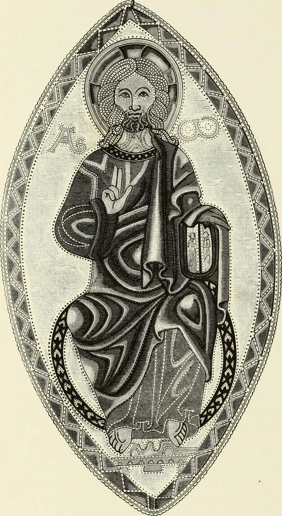 An illustration from A catalog of the antiquities and works of art, exhibited at Ironmongers' Hall, London, in the month of May, 1861, 1869, leaf 237