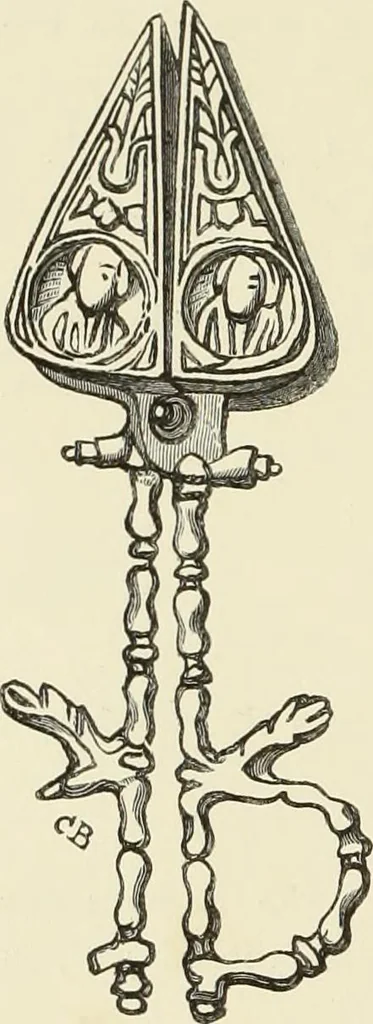 An illustration from A catalog of the antiquities and works of art, exhibited at Ironmongers' Hall, London, in the month of May, 1861, 1869, leaf 25