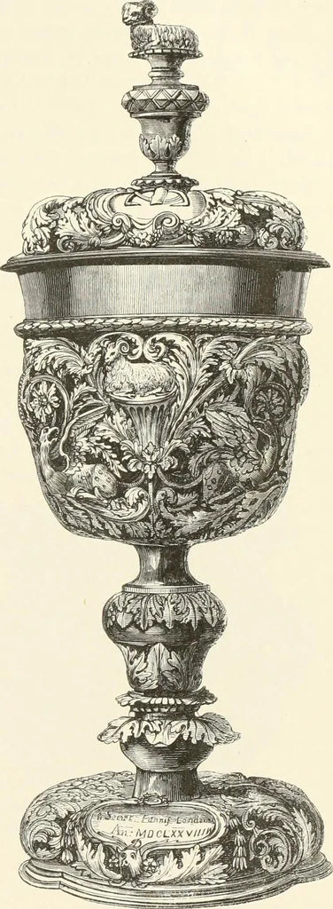 An illustration from A catalog of the antiquities and works of art, exhibited at Ironmongers' Hall, London, in the month of May, 1861, 1869, leaf 302