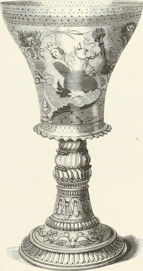 An illustration from A catalog of the antiquities and works of art, exhibited at Ironmongers' Hall, London, in the month of May, 1861, 1869, leaf 316