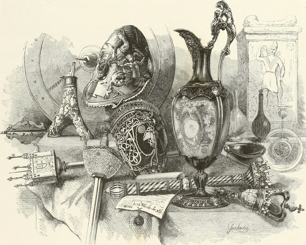 An illustration from A catalog of the antiquities and works of art, exhibited at Ironmongers' Hall, London, in the month of May, 1861, 1869, leaf 326