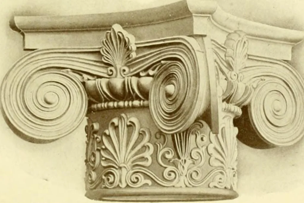 An illustration from Catalog of Capitals, brackets and compo ornament for exterior and interior decoration, 1900, leaf 10