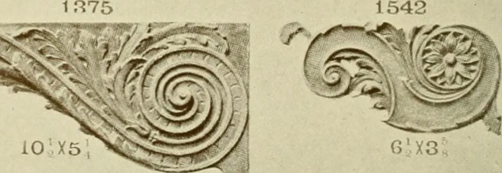 An illustration from Catalog of Capitals, brackets and compo ornament for exterior and interior decoration, 1900, leaf 101