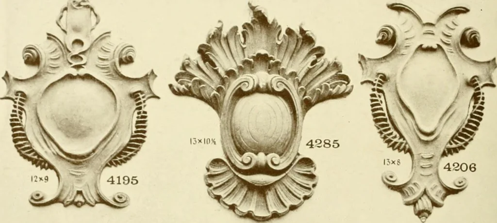 An illustration from Catalog of Capitals, brackets and compo ornament for exterior and interior decoration, 1900, leaf 109