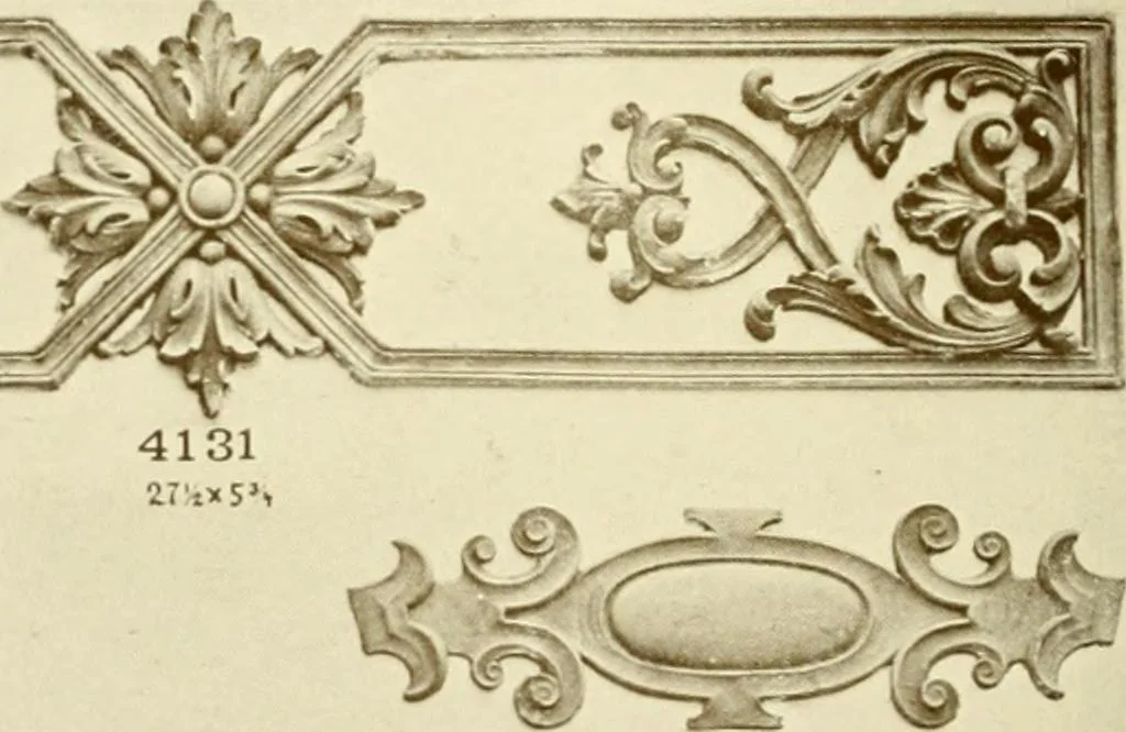 An illustration from Catalog of Capitals, brackets and compo ornament for exterior and interior decoration, 1900, leaf 113