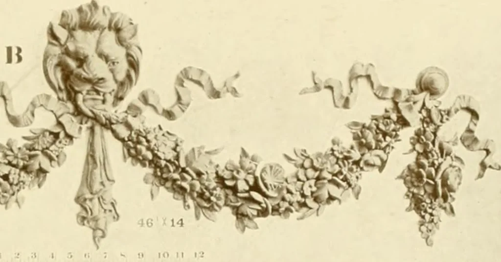 An illustration from Catalog of Capitals, brackets and compo ornament for exterior and interior decoration, 1900, leaf 114