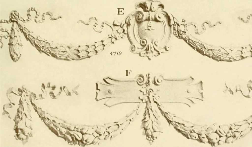 An illustration from Catalog of Capitals, brackets and compo ornament for exterior and interior decoration, 1900, leaf 114