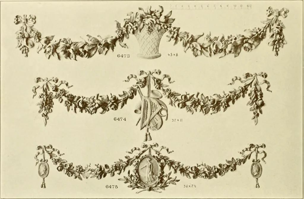 An illustration from Catalog of Capitals, brackets and compo ornament for exterior and interior decoration, 1900, leaf 115