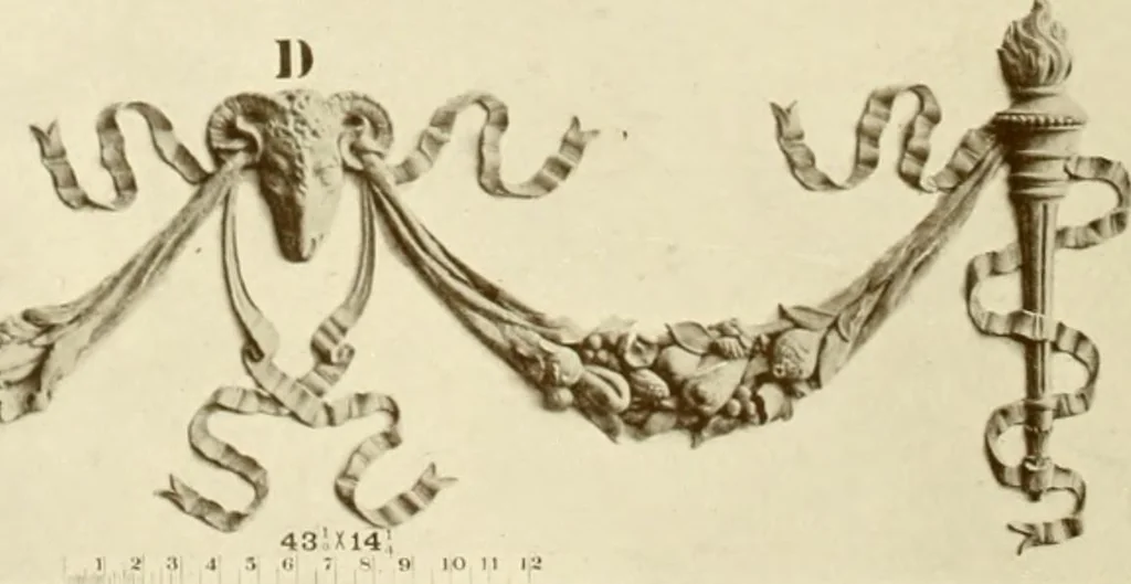 An illustration from Catalog of Capitals, brackets and compo ornament for exterior and interior decoration, 1900, leaf 115