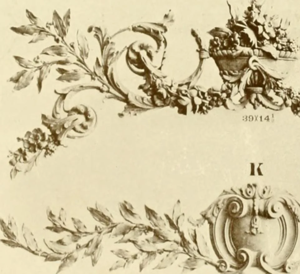 An illustration from Catalog of Capitals, brackets and compo ornament for exterior and interior decoration, 1900, leaf 116