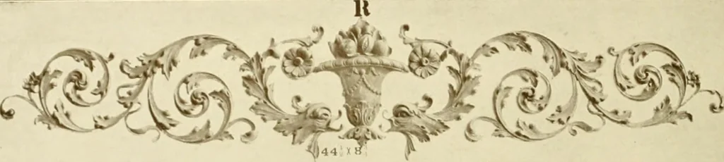 An illustration from Catalog of Capitals, brackets and compo ornament for exterior and interior decoration, 1900, leaf 117