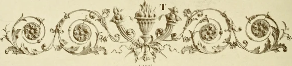 An illustration from Catalog of Capitals, brackets and compo ornament for exterior and interior decoration, 1900, leaf 117
