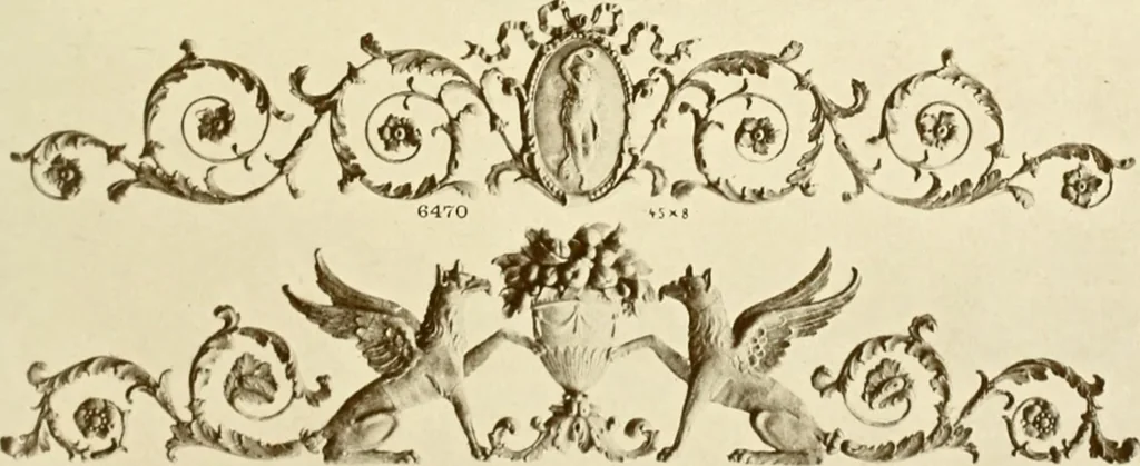 An illustration from Catalog of Capitals, brackets and compo ornament for exterior and interior decoration, 1900, leaf 118