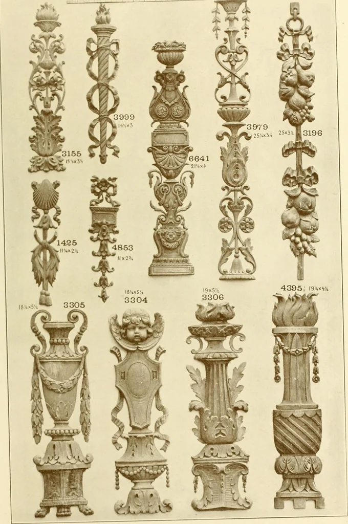 An illustration from Catalog of Capitals, brackets and compo ornament for exterior and interior decoration, 1900, leaf 122