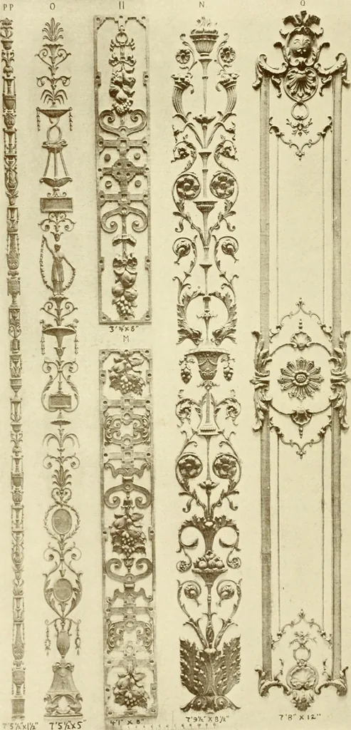 An illustration from Catalog of Capitals, brackets and compo ornament for exterior and interior decoration, 1900, leaf 125