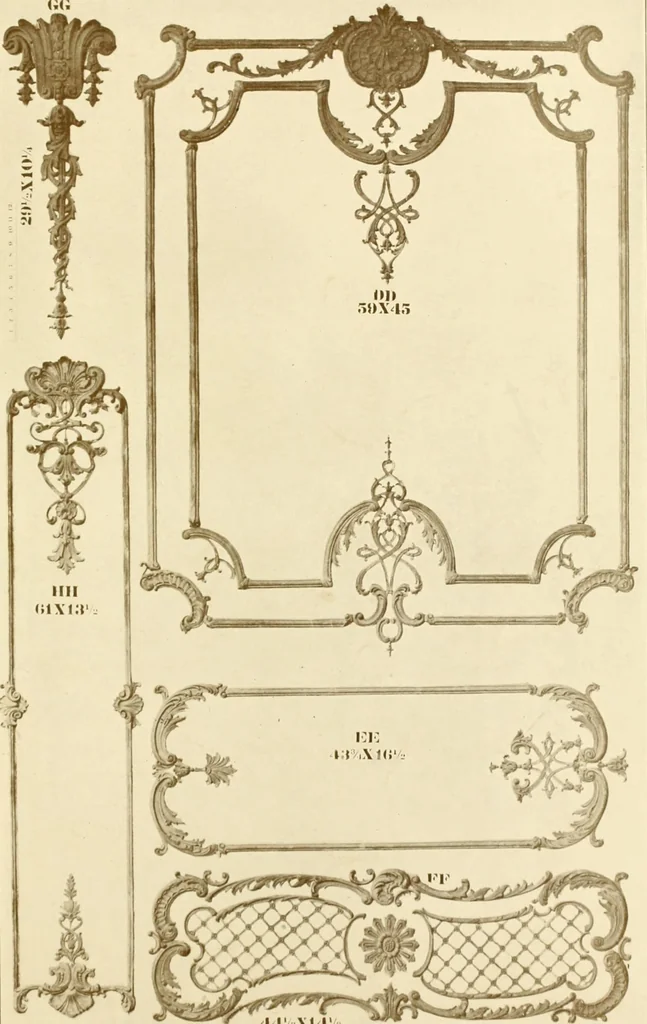 An illustration from Catalog of Capitals, brackets and compo ornament for exterior and interior decoration, 1900, leaf 128