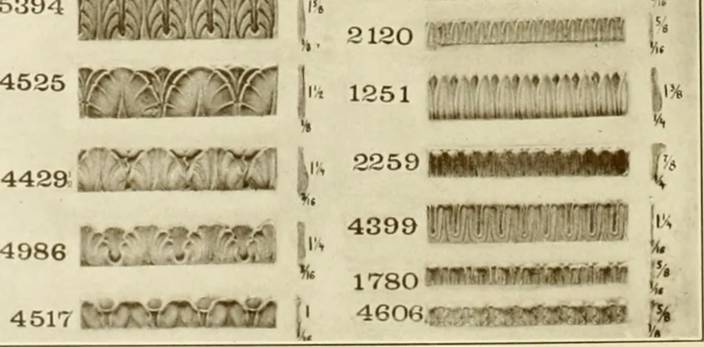 An illustration from Catalog of Capitals, brackets and compo ornament for exterior and interior decoration, 1900, leaf 27