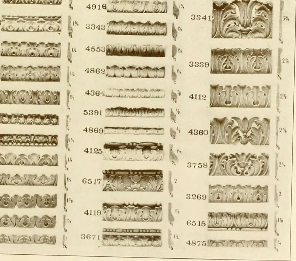 An illustration from Catalog of Capitals, brackets and compo ornament for exterior and interior decoration, 1900, leaf 30