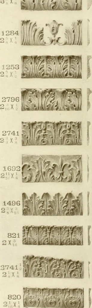 An illustration from Catalog of Capitals, brackets and compo ornament for exterior and interior decoration, 1900, leaf 31