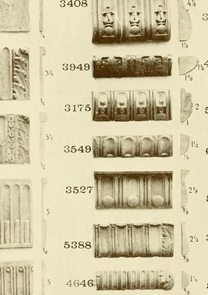 An illustration from Catalog of Capitals, brackets and compo ornament for exterior and interior decoration, 1900, leaf 33