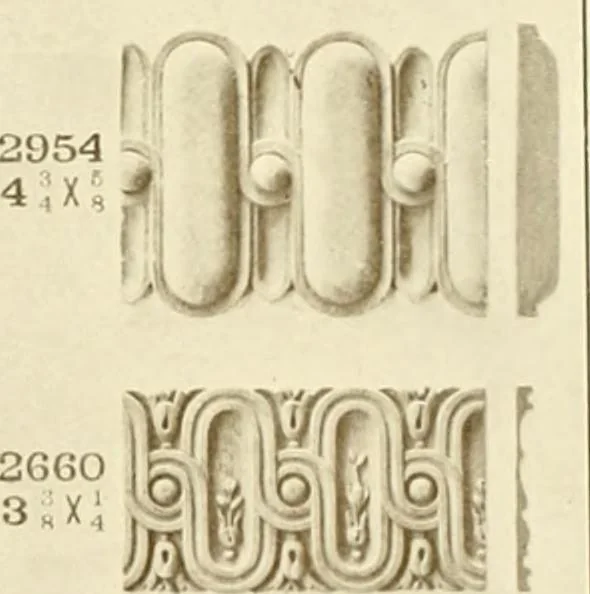 An illustration from Catalog of Capitals, brackets and compo ornament for exterior and interior decoration, 1900, leaf 34