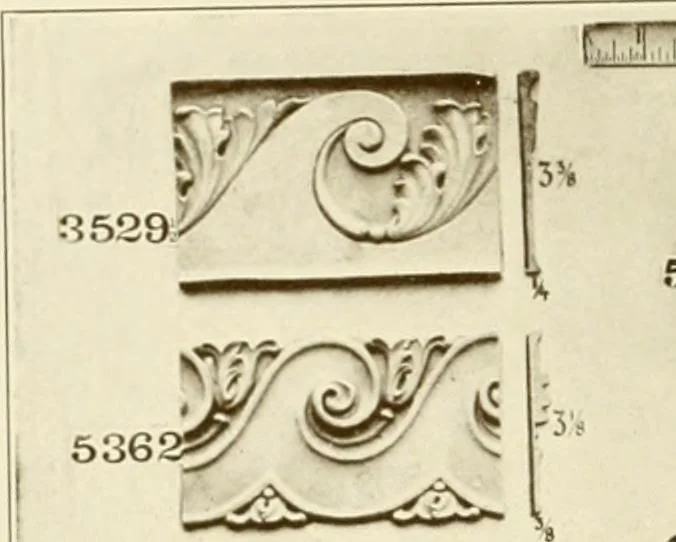 An illustration from Catalog of Capitals, brackets and compo ornament for exterior and interior decoration, 1900, leaf 37