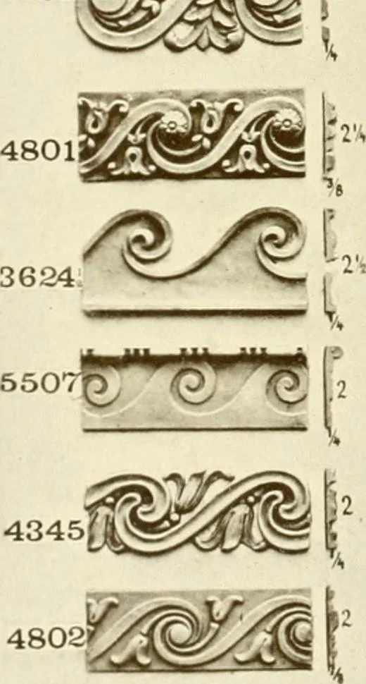 An illustration from Catalog of Capitals, brackets and compo ornament for exterior and interior decoration, 1900, leaf 37