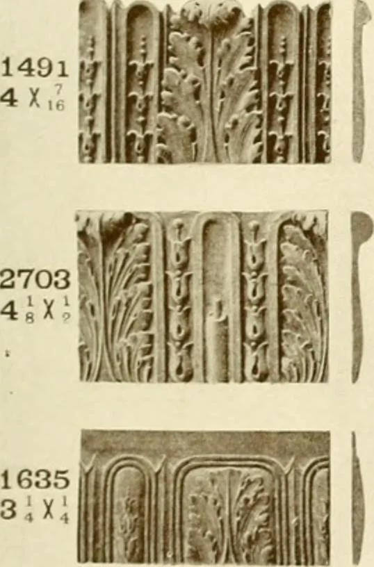 An illustration from Catalog of Capitals, brackets and compo ornament for exterior and interior decoration, 1900, leaf 38