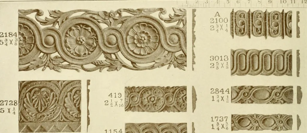 An illustration from Catalog of Capitals, brackets and compo ornament for exterior and interior decoration, 1900, leaf 39