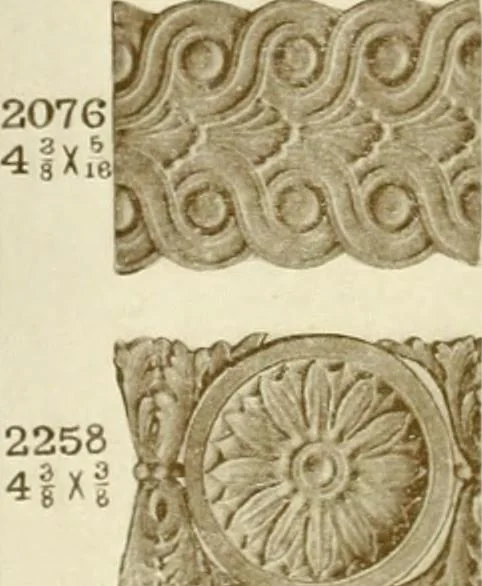An illustration from Catalog of Capitals, brackets and compo ornament for exterior and interior decoration, 1900, leaf 39