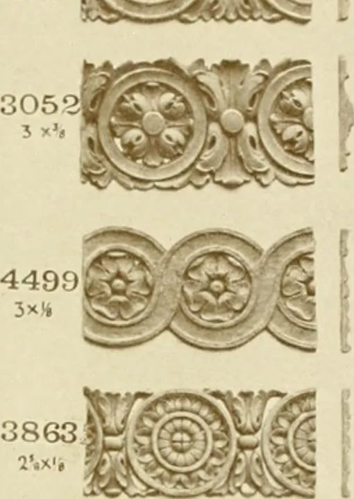 An illustration from Catalog of Capitals, brackets and compo ornament for exterior and interior decoration, 1900, leaf 40