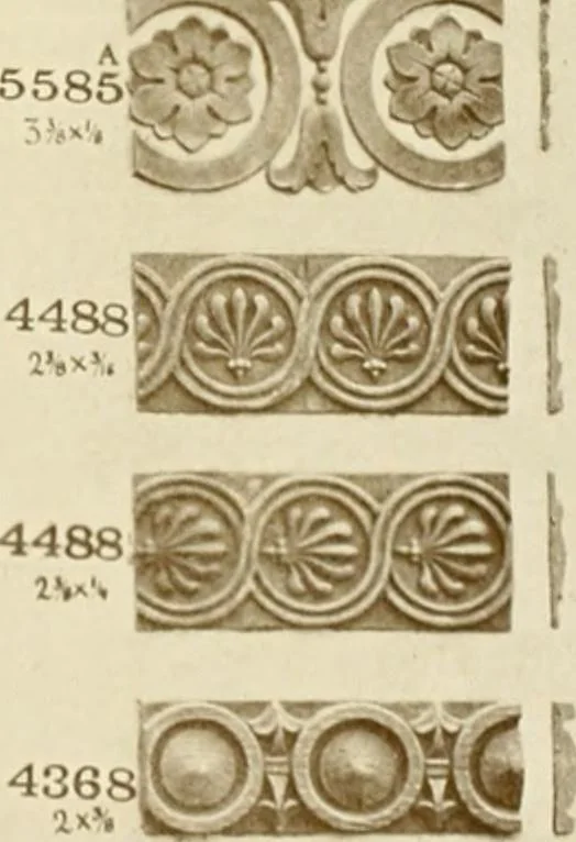 An illustration from Catalog of Capitals, brackets and compo ornament for exterior and interior decoration, 1900, leaf 40
