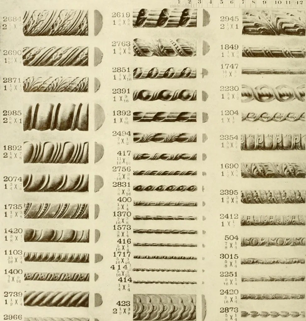 An illustration from Catalog of Capitals, brackets and compo ornament for exterior and interior decoration, 1900, leaf 45