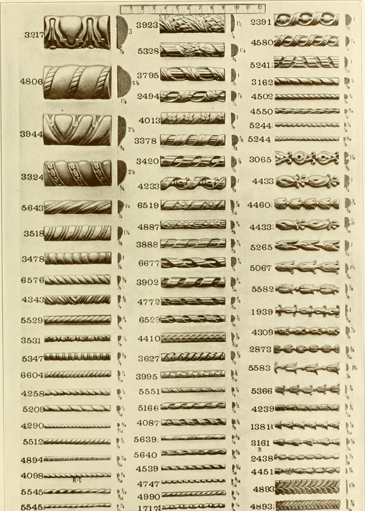 An illustration from Catalog of Capitals, brackets and compo ornament for exterior and interior decoration, 1900, leaf 46
