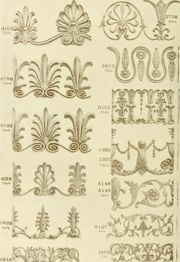 An illustration from Catalog of Capitals, brackets and compo ornament for exterior and interior decoration, 1900, leaf 51