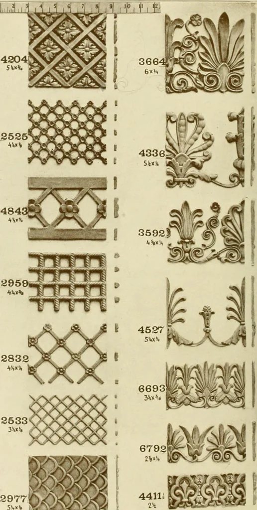 An illustration from Catalog of Capitals, brackets and compo ornament for exterior and interior decoration, 1900, leaf 53