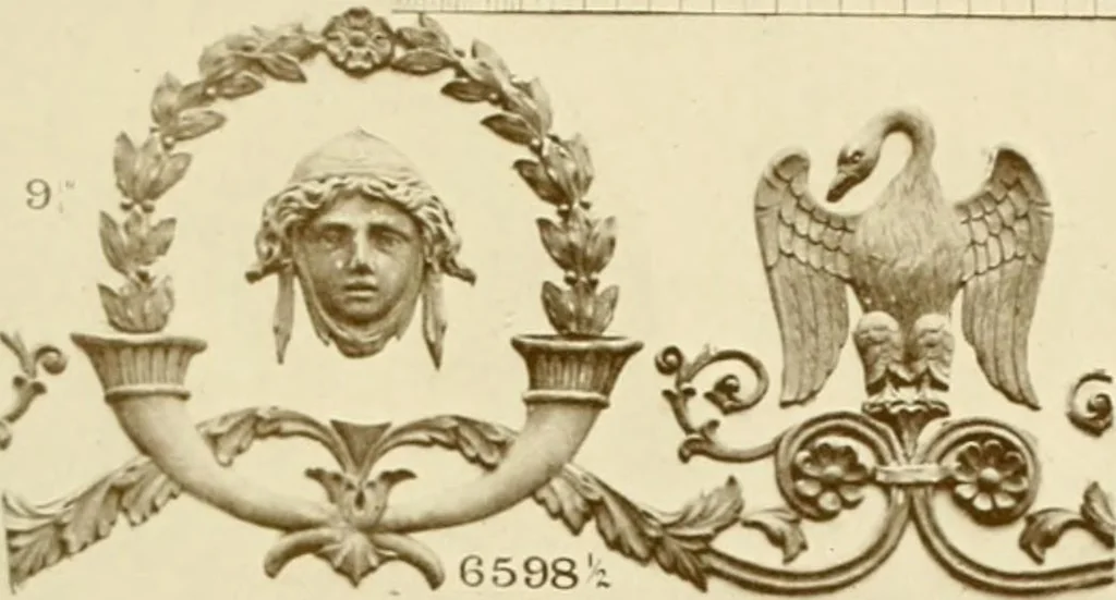 An illustration from Catalog of Capitals, brackets and compo ornament for exterior and interior decoration, 1900, leaf 58