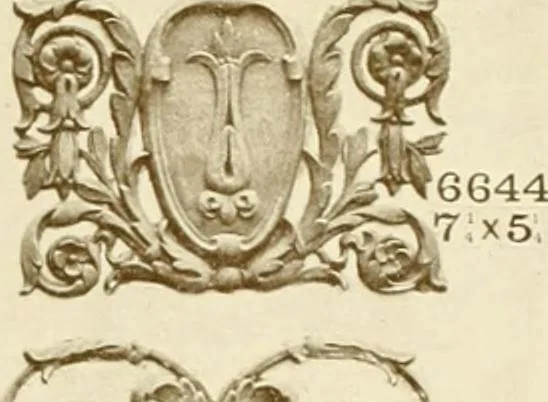 An illustration from Catalog of Capitals, brackets and compo ornament for exterior and interior decoration, 1900, leaf 58
