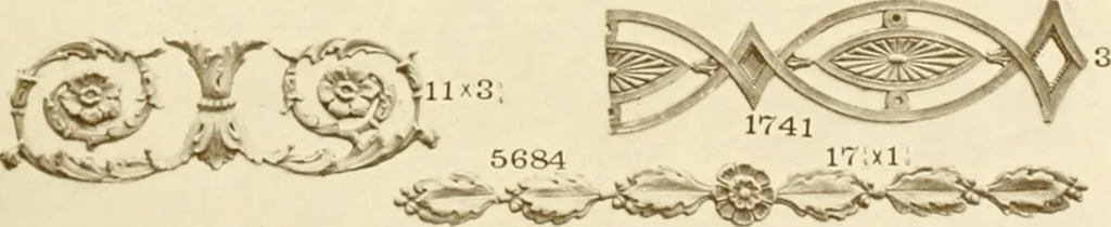 An illustration from Catalog of Capitals, brackets and compo ornament for exterior and interior decoration, 1900, leaf 58