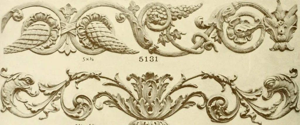 An illustration from Catalog of Capitals, brackets and compo ornament for exterior and interior decoration, 1900, leaf 59