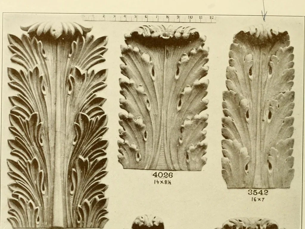 An illustration from Catalog of Capitals, brackets and compo ornament for exterior and interior decoration, 1900, leaf 61