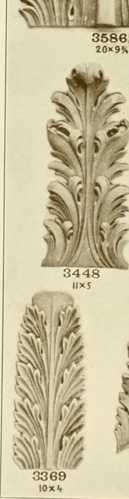 An illustration from Catalog of Capitals, brackets and compo ornament for exterior and interior decoration, 1900, leaf 61