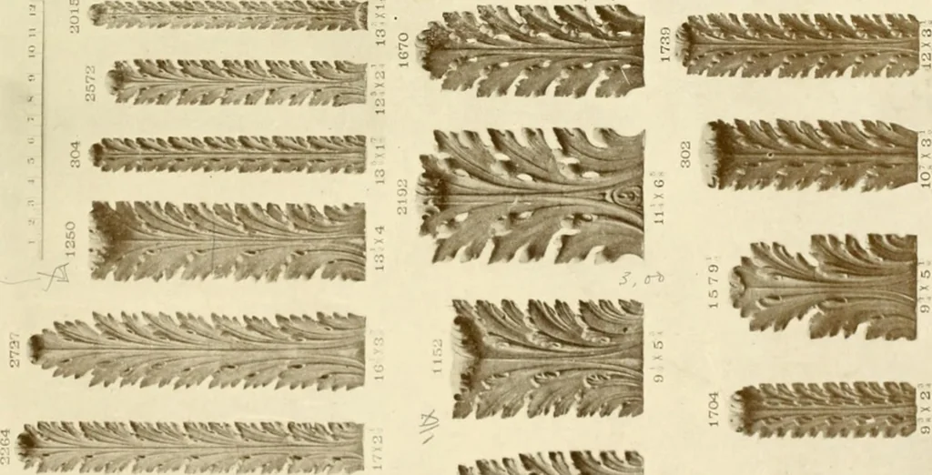 An illustration from Catalog of Capitals, brackets and compo ornament for exterior and interior decoration, 1900, leaf 62