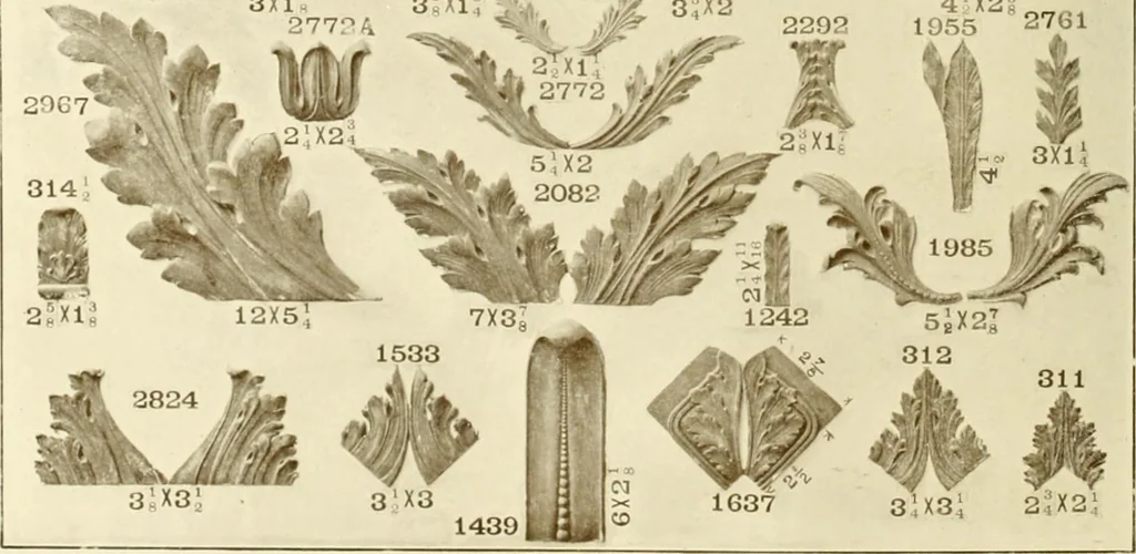 An illustration from Catalog of Capitals, brackets and compo ornament for exterior and interior decoration, 1900, leaf 67