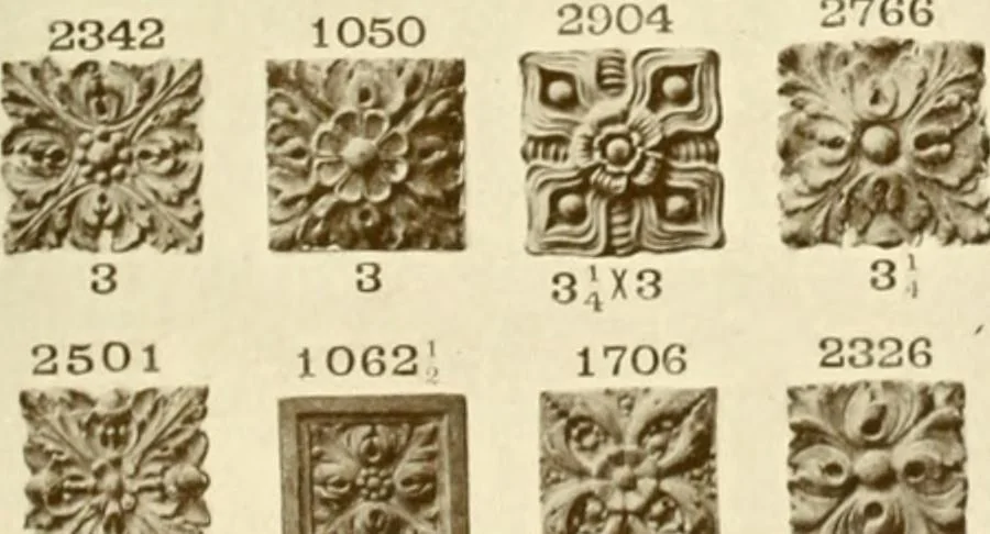An illustration from Catalog of Capitals, brackets and compo ornament for exterior and interior decoration, 1900, leaf 70