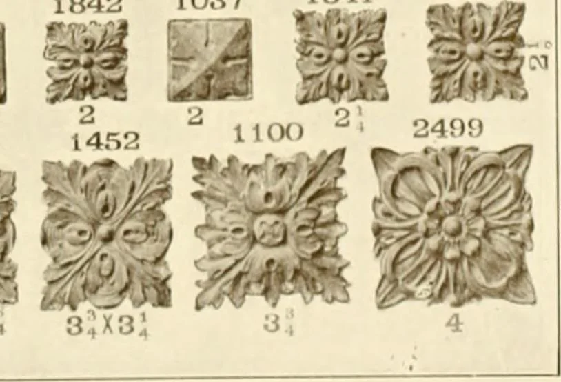 An illustration from Catalog of Capitals, brackets and compo ornament for exterior and interior decoration, 1900, leaf 70