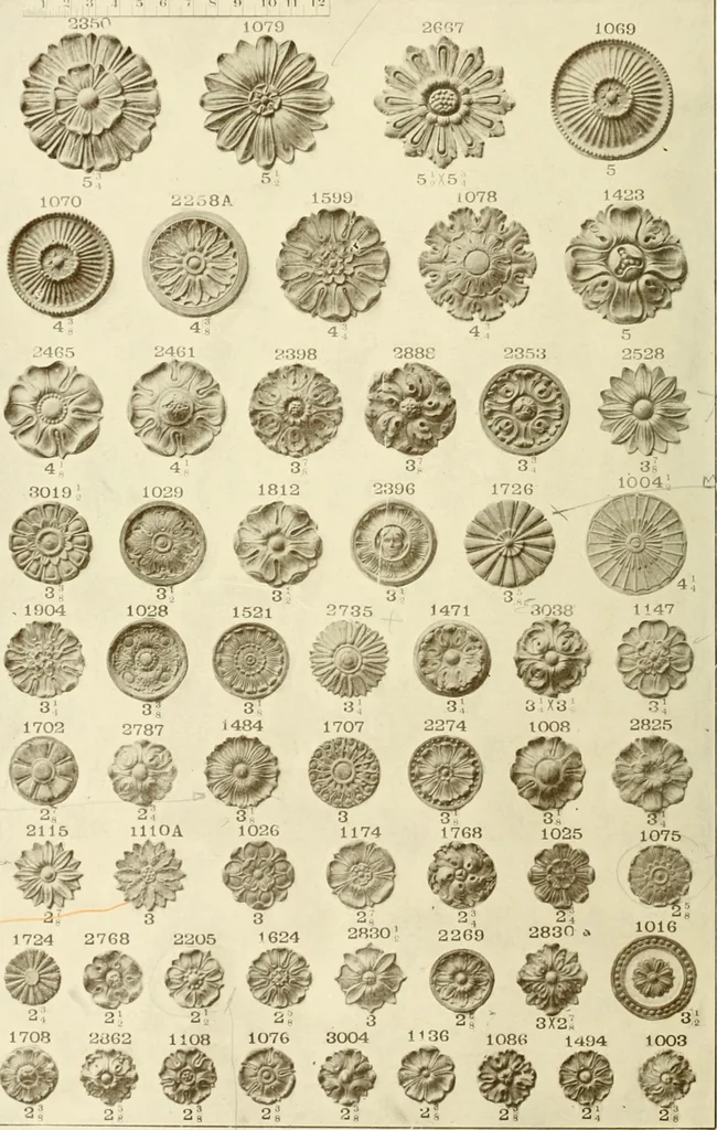 An illustration from Catalog of Capitals, brackets and compo ornament for exterior and interior decoration, 1900, leaf 75